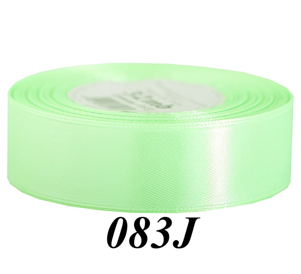 Wstążka satynowa 25mm/32mb, seledynowa jasna