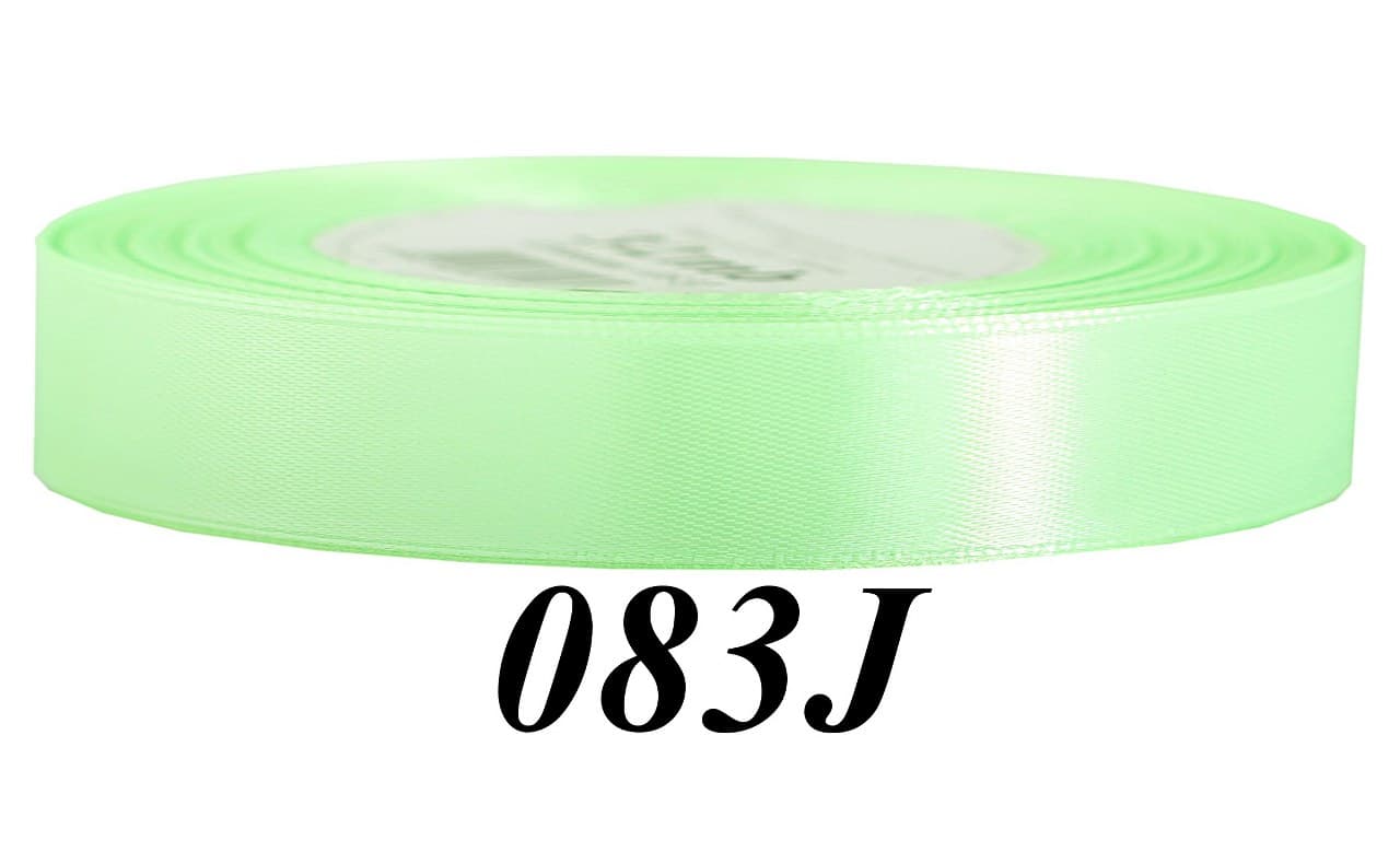 Wstążka satynowa 12mm/32mb, seledynowa jasna