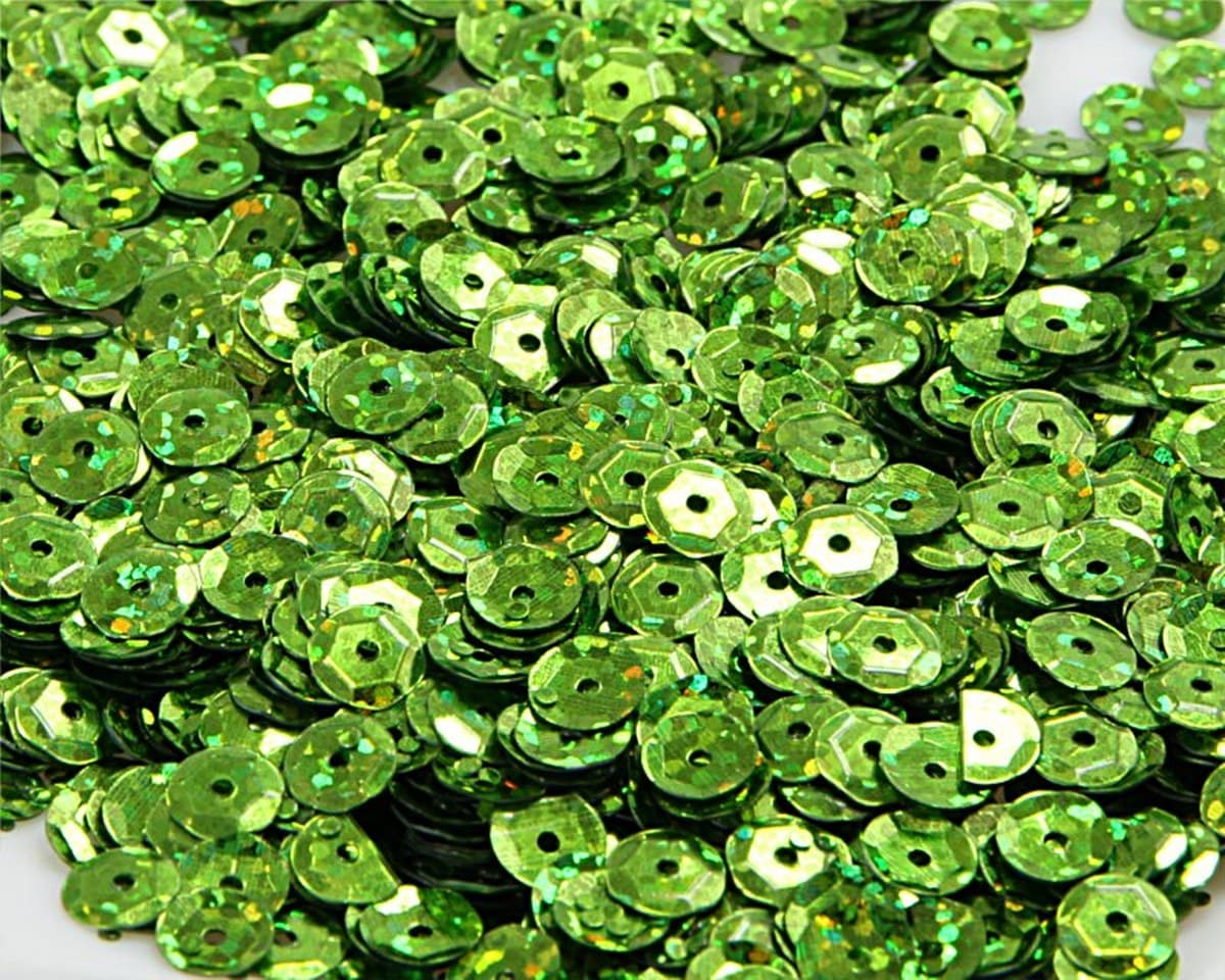 Cekiny 6mm/15gram seledynowy brokat