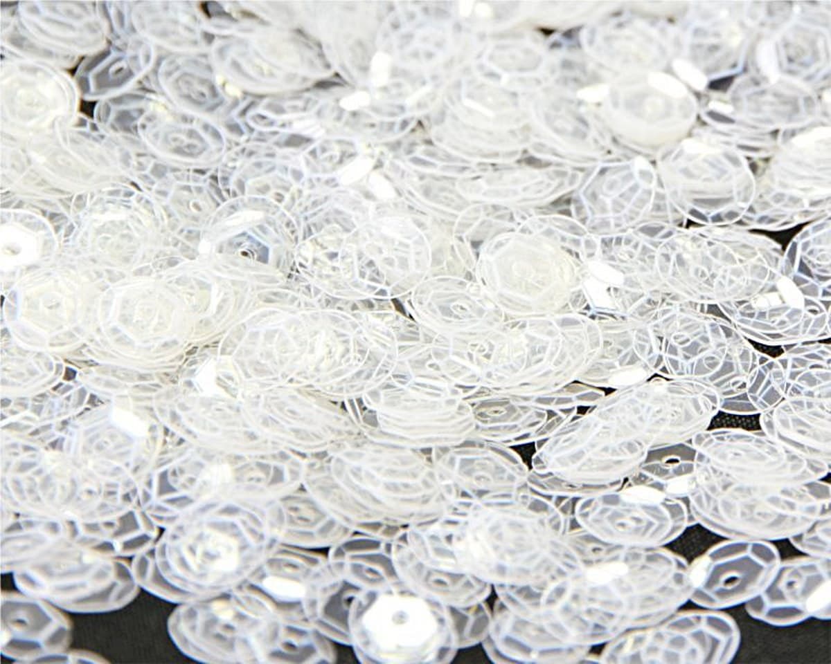 Cekiny 8mm/15gram przeźroczysty