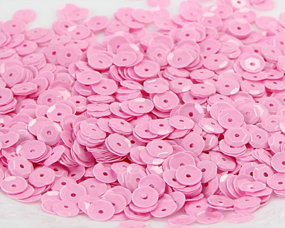 Cekiny 8mm/15gram różowy pastelowy