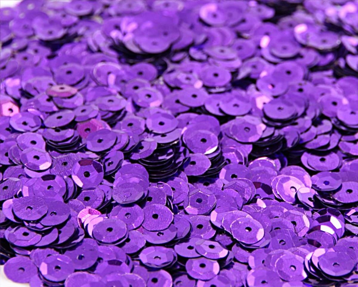 Cekiny 8mm/15gram fioletowy błyszczący
