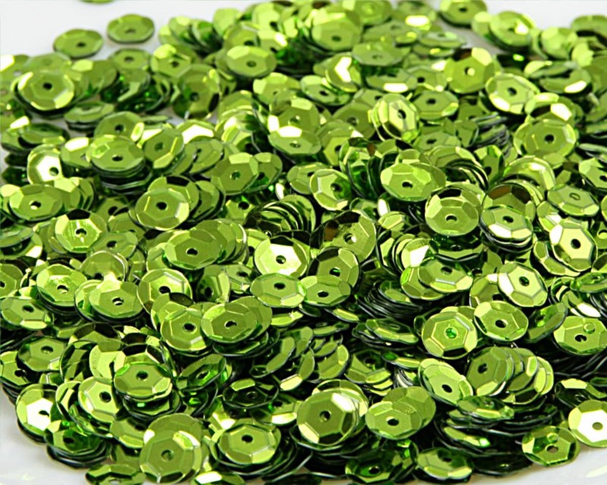 Cekiny 8mm/15gram seledynowy błyszczący