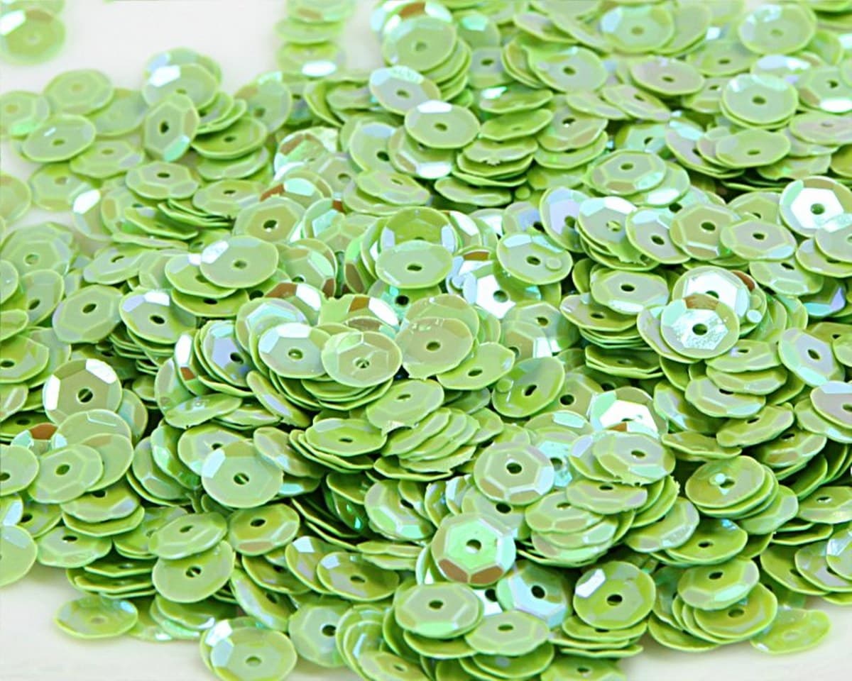 Cekiny 8mm/15gram seledynowy mieniący