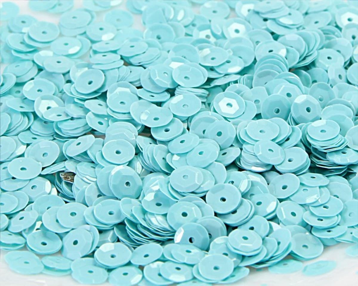 Cekiny 8mm/15gram błękitny pastelowy