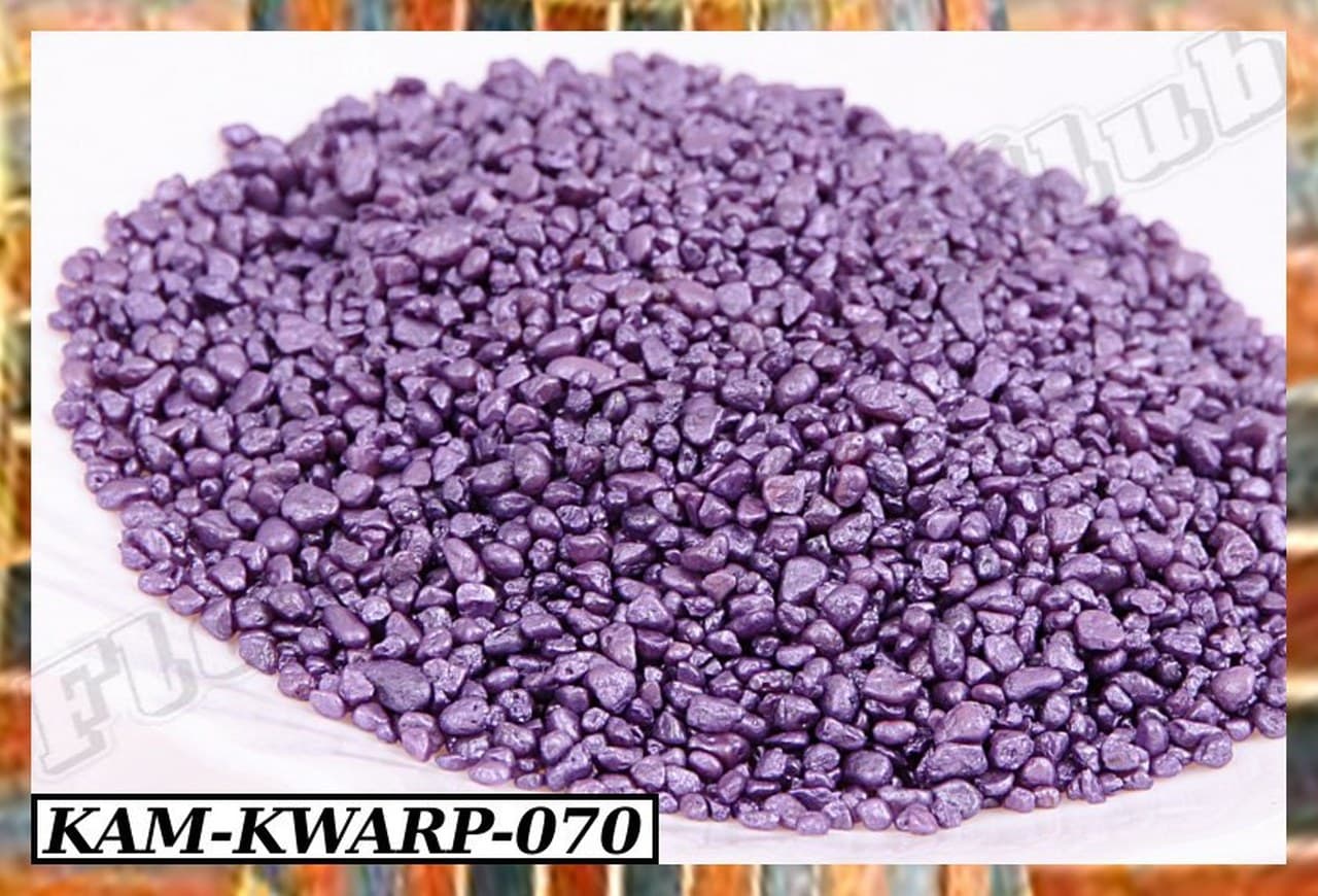 Granulat kwarc perłowy 2-4mm, 0,5kg, fioletowy