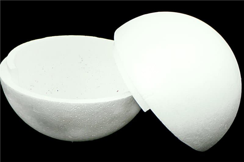Kula styropianowa z 2 połówek , śr.30cm