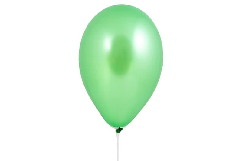 Balony metaliczne 10 cali, 100szt. seledynowy