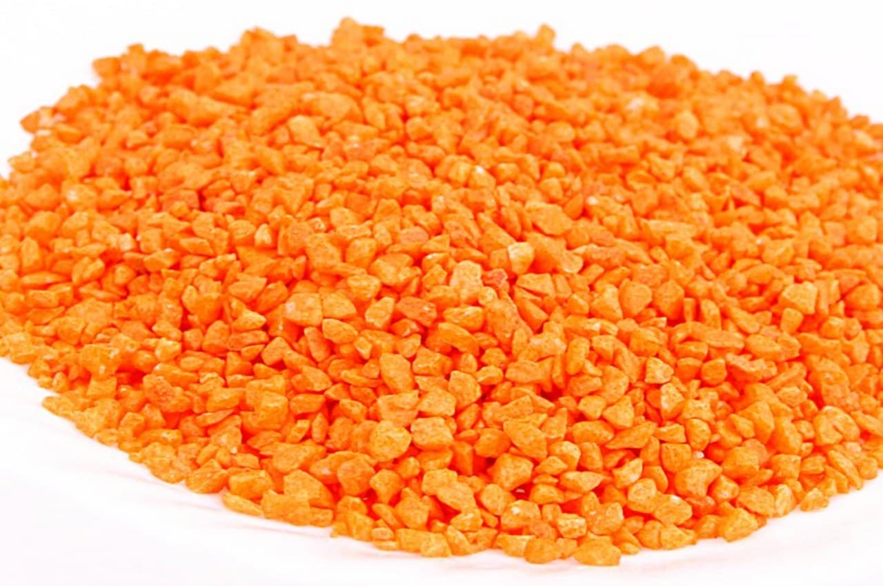 Marmur granulat kwarcowy, 2-4mm, 0,5k pomarańczowy