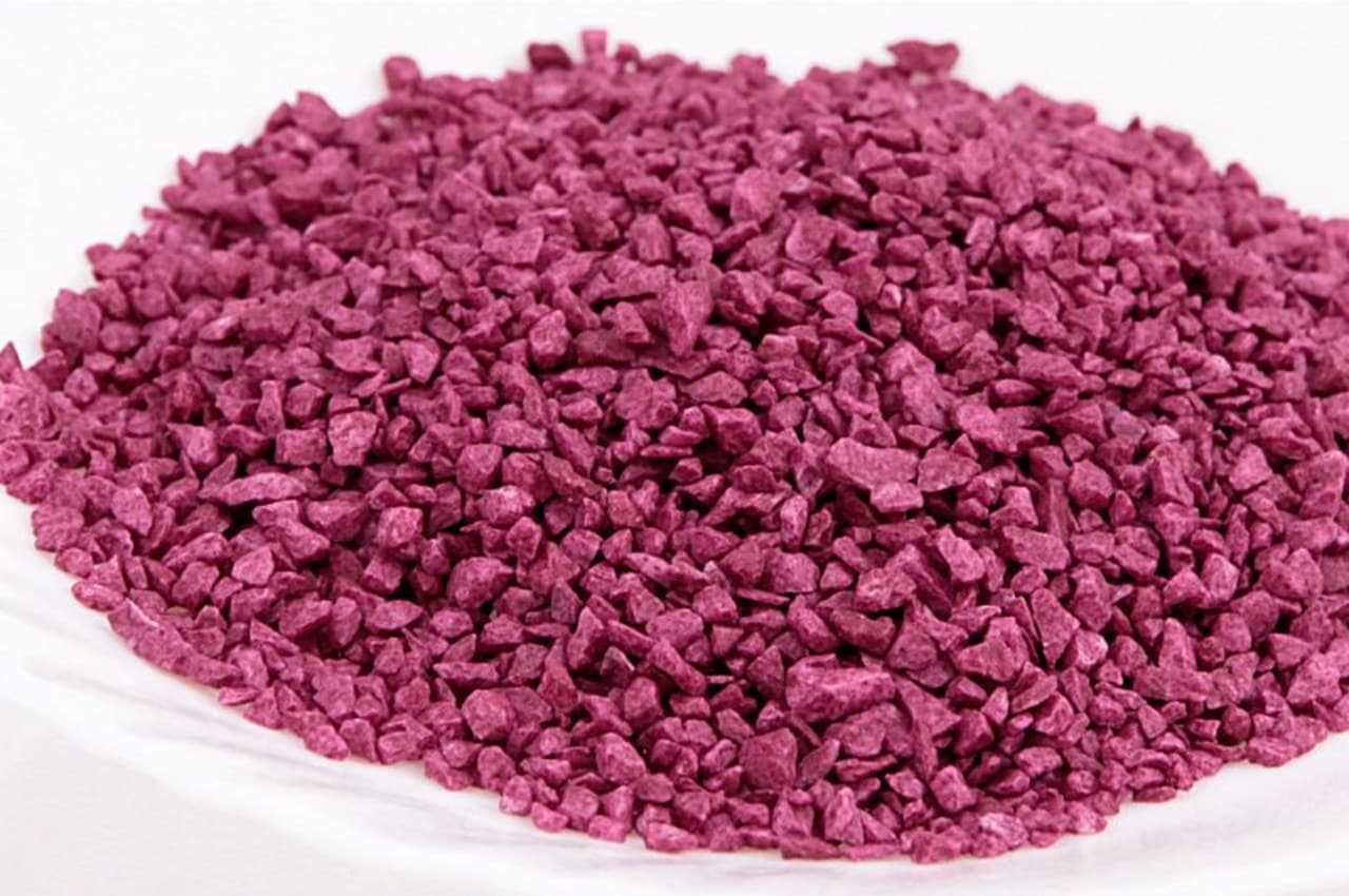 Marmur granulat kwarcowy, 2-4mm, 0,5kg, bordowy