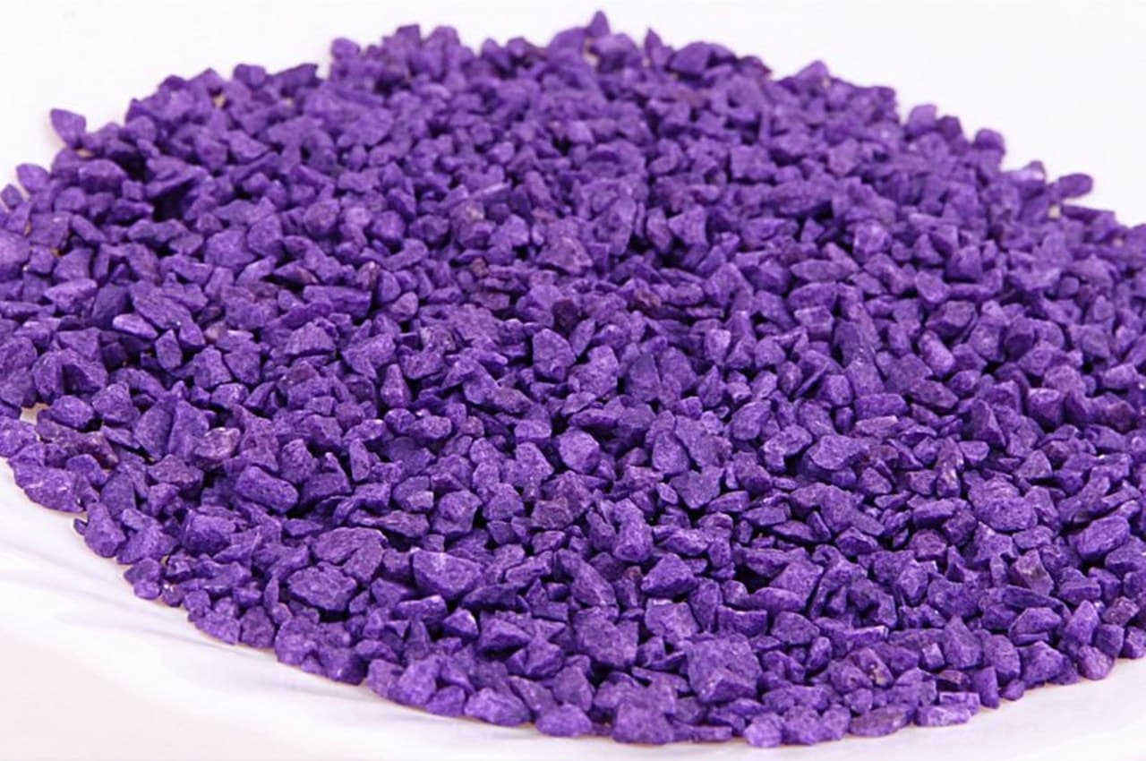 Marmur granulat kwarcowy, 2-4mm, 0,5kg, fioletowy