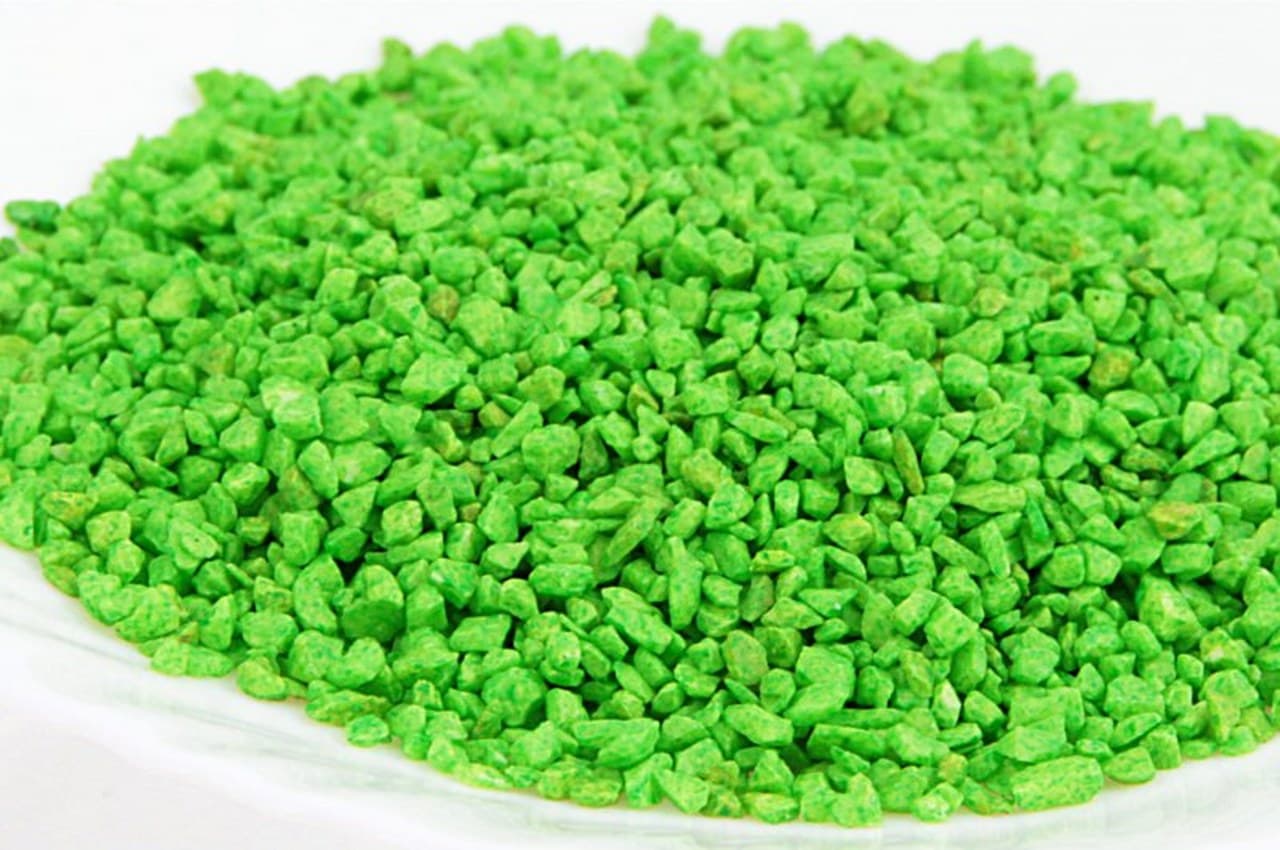 Marmur granulat kwarcowy, 2-4mm, 0,5kg, zielony