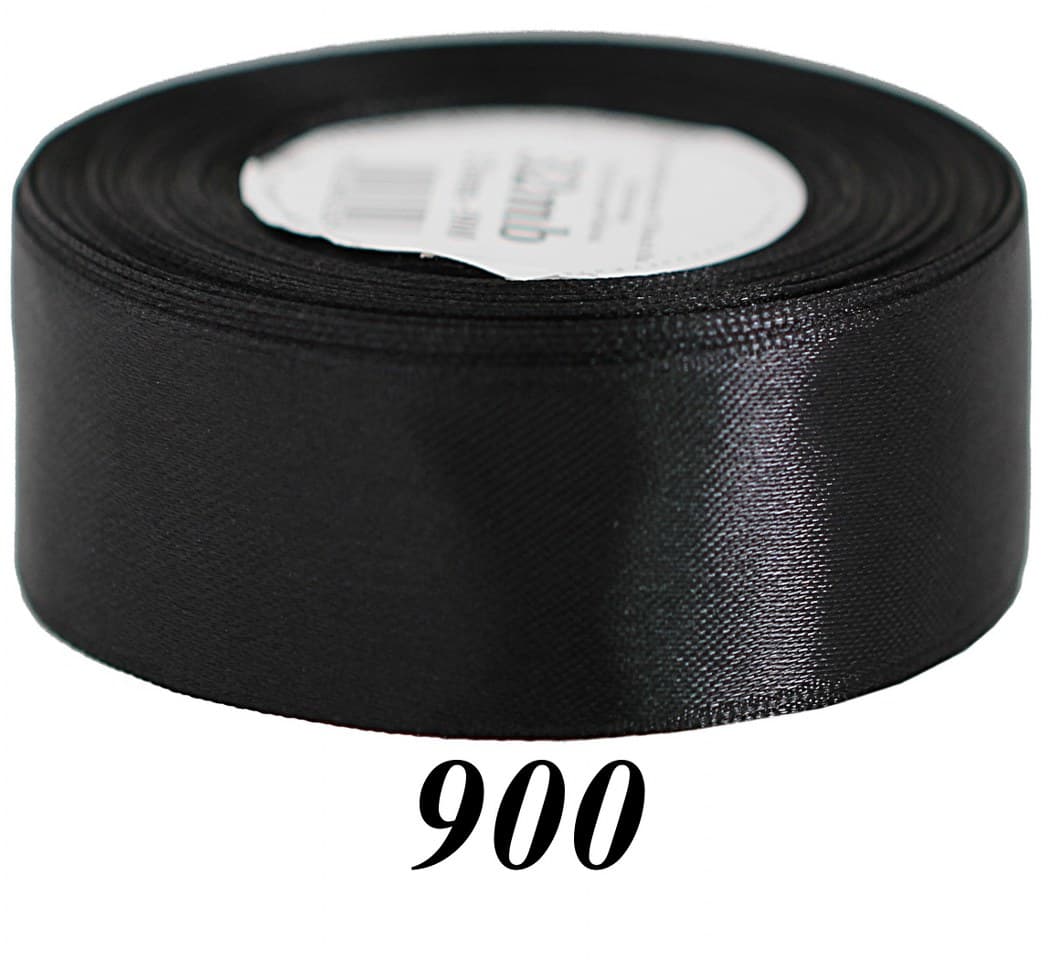Wstążka satynowa 50mm/32mb, czarna