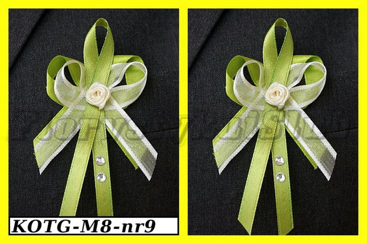 Kotyliony dla gości z dżetami oliwka