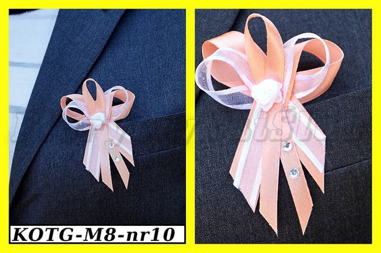 Kotyliony dla gości z dżetami łososiowe