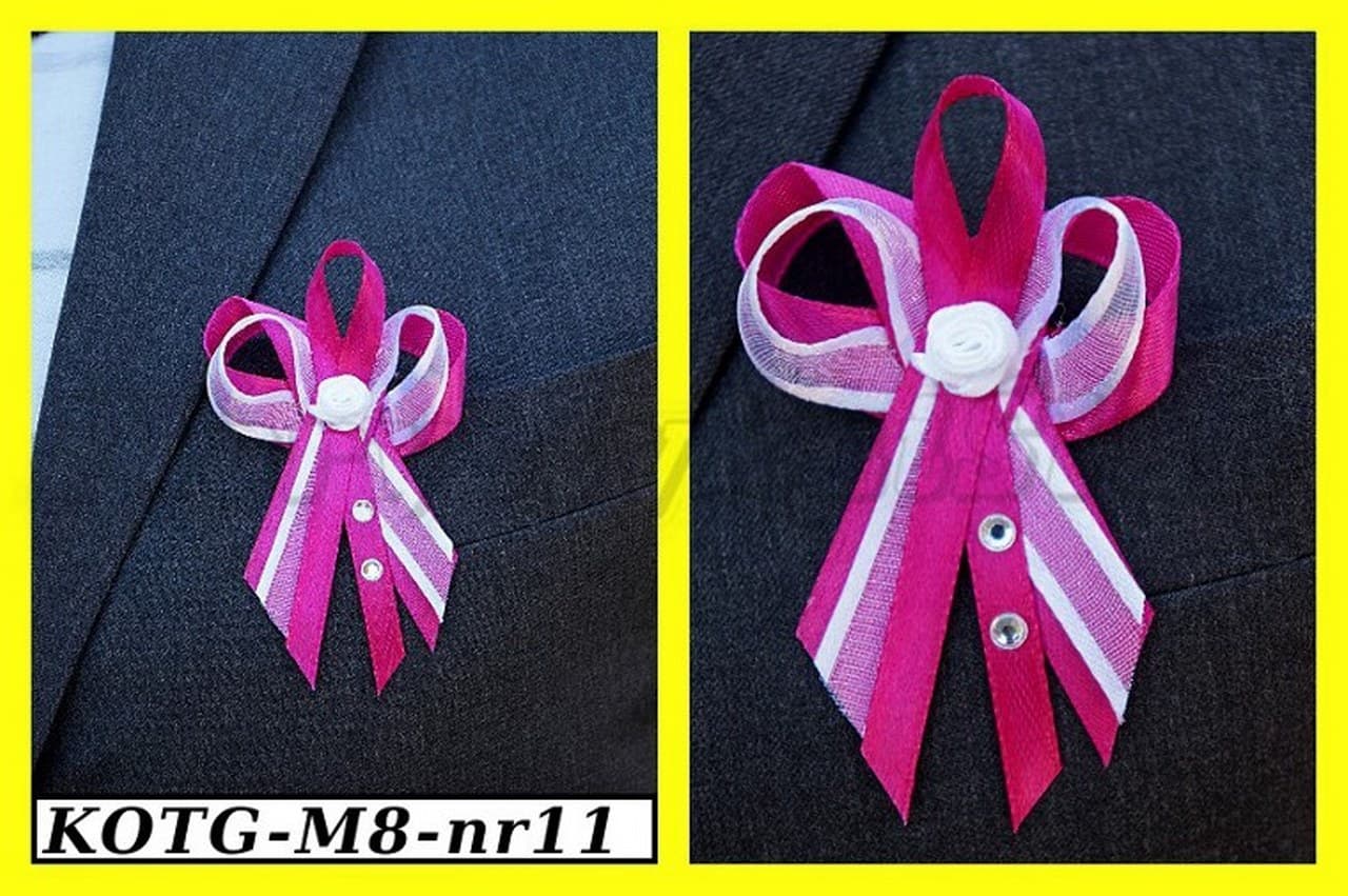 Kotyliony dla gości z dżetami  amarantowe 