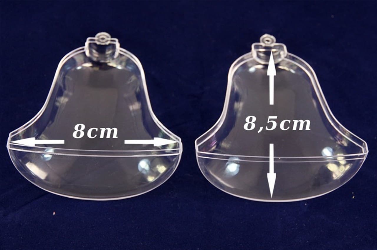 Dzwonek plastikowy o wym. 3,5x8,5cm, 1szt. 