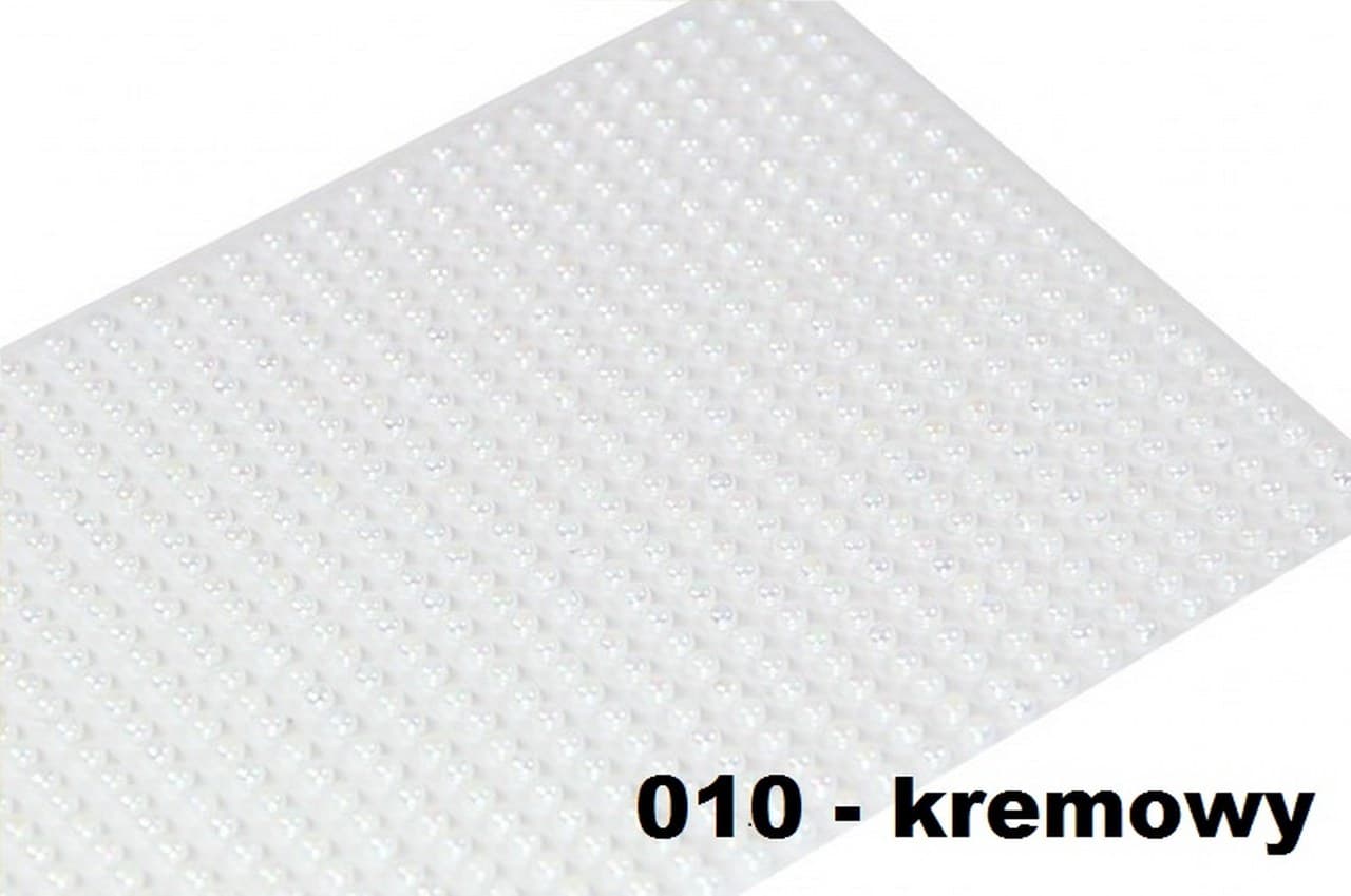 Dżety samoprzylepne perełki opal 3mm/702szt krem