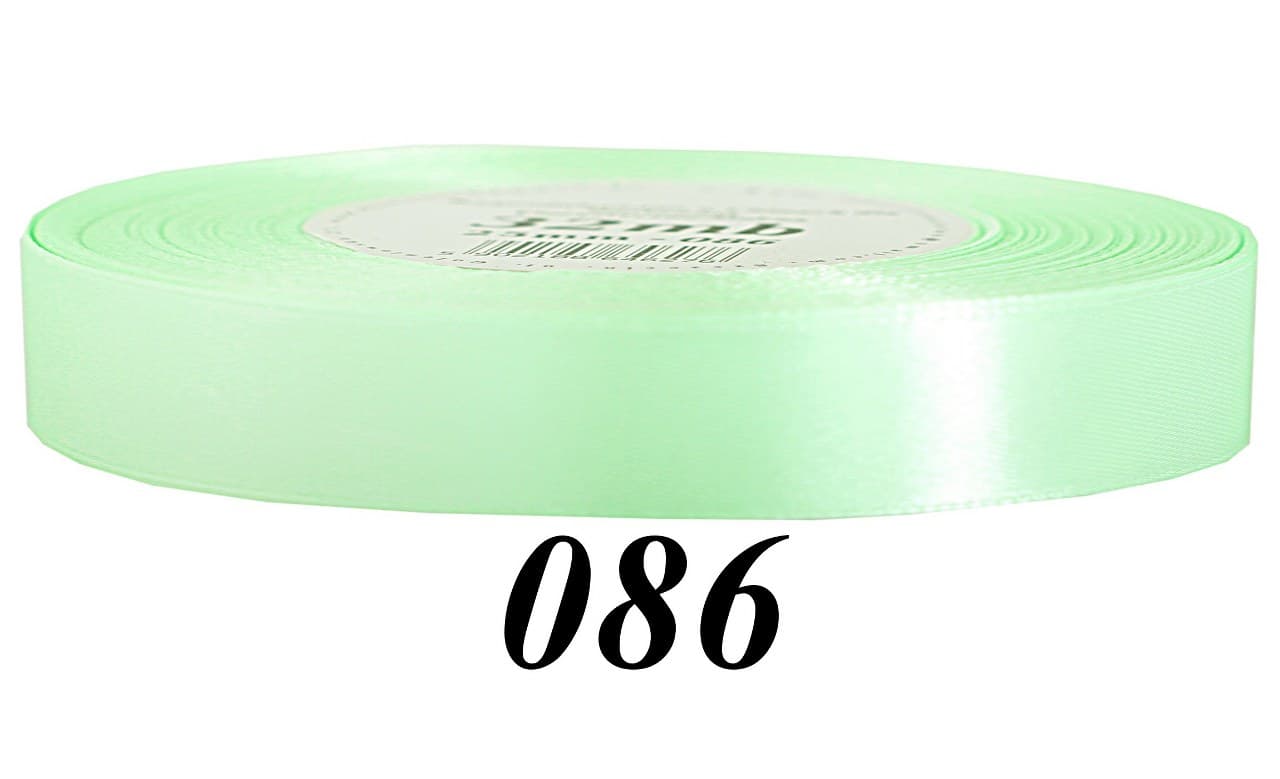 Wstążka satynowa 12mm/32mb, pistacjowa