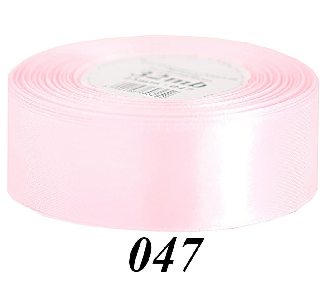 Wstążka satynowa 38mm/32mb, bladoróżowa