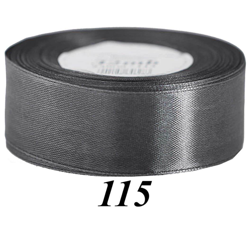 Wstążka satynowa 38mm/32mb, grafit