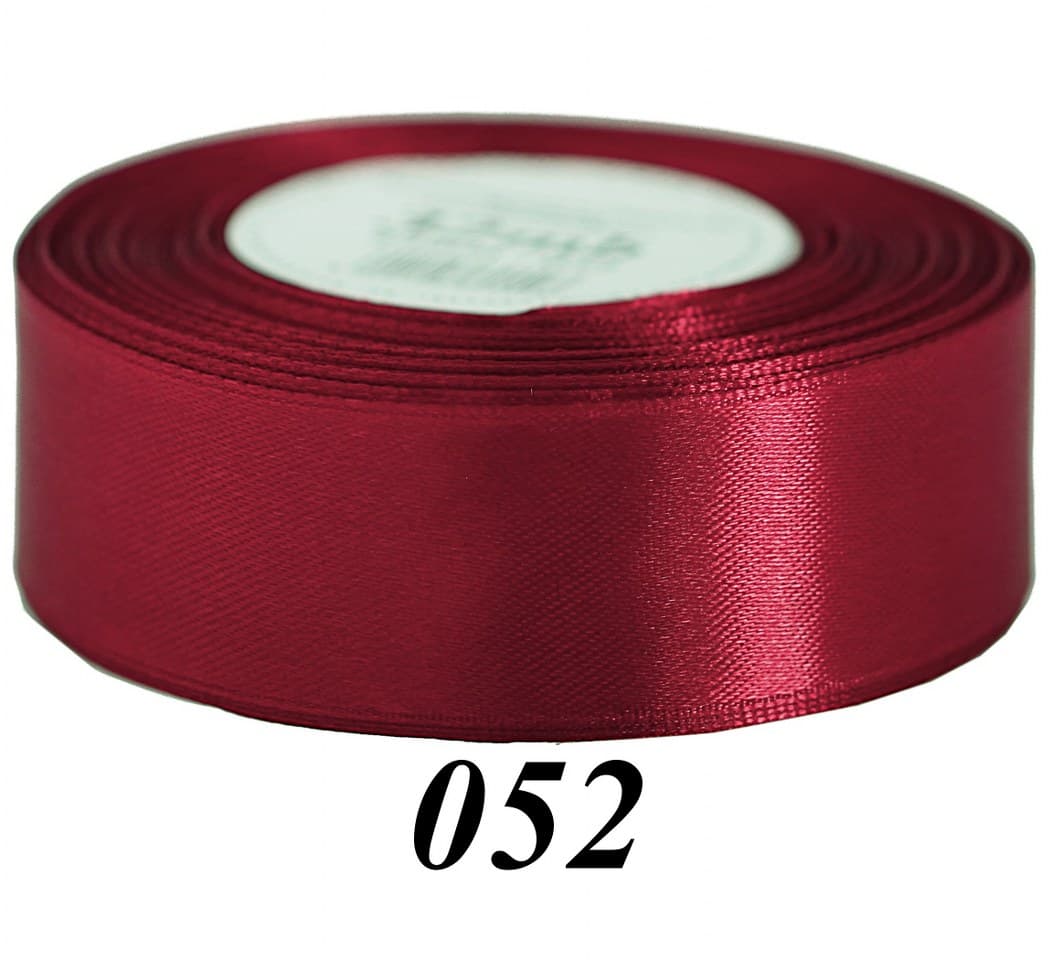 Wstążka satynowa 38mm/32mb, ciemnoczerwona