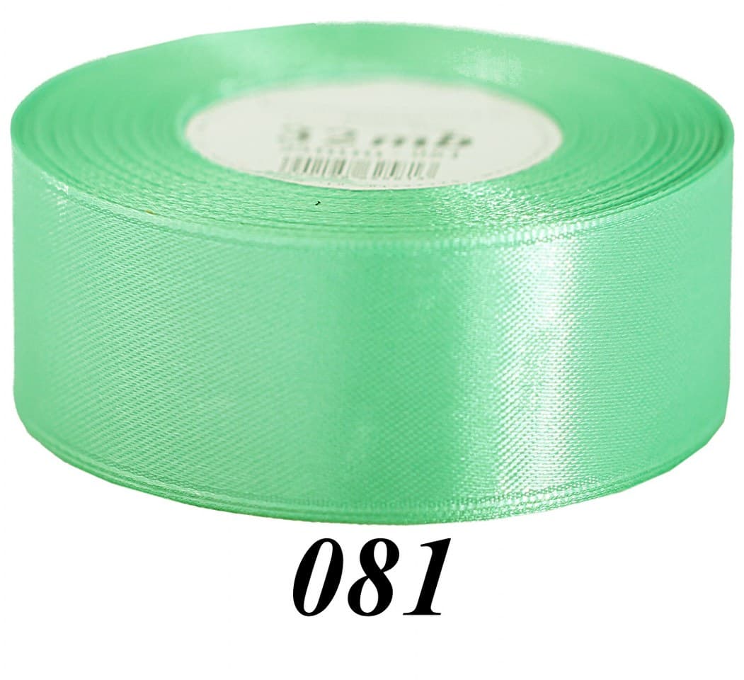 Wstążka satynowa 50mm/32mb, jasnozielona