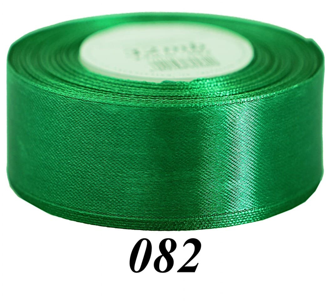 Wstążka satynowa 50mm/32mb, ciemnozielona