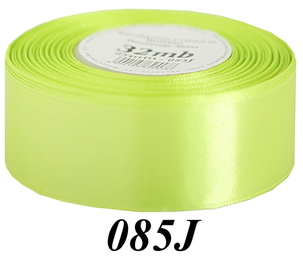 Wstążka satynowa 50mm/32mb, jasna oliwka