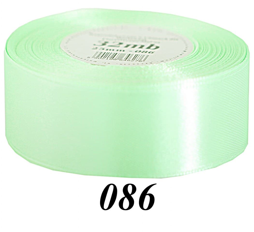 Wstążka satynowa 50mm/32mb, pistacjowa