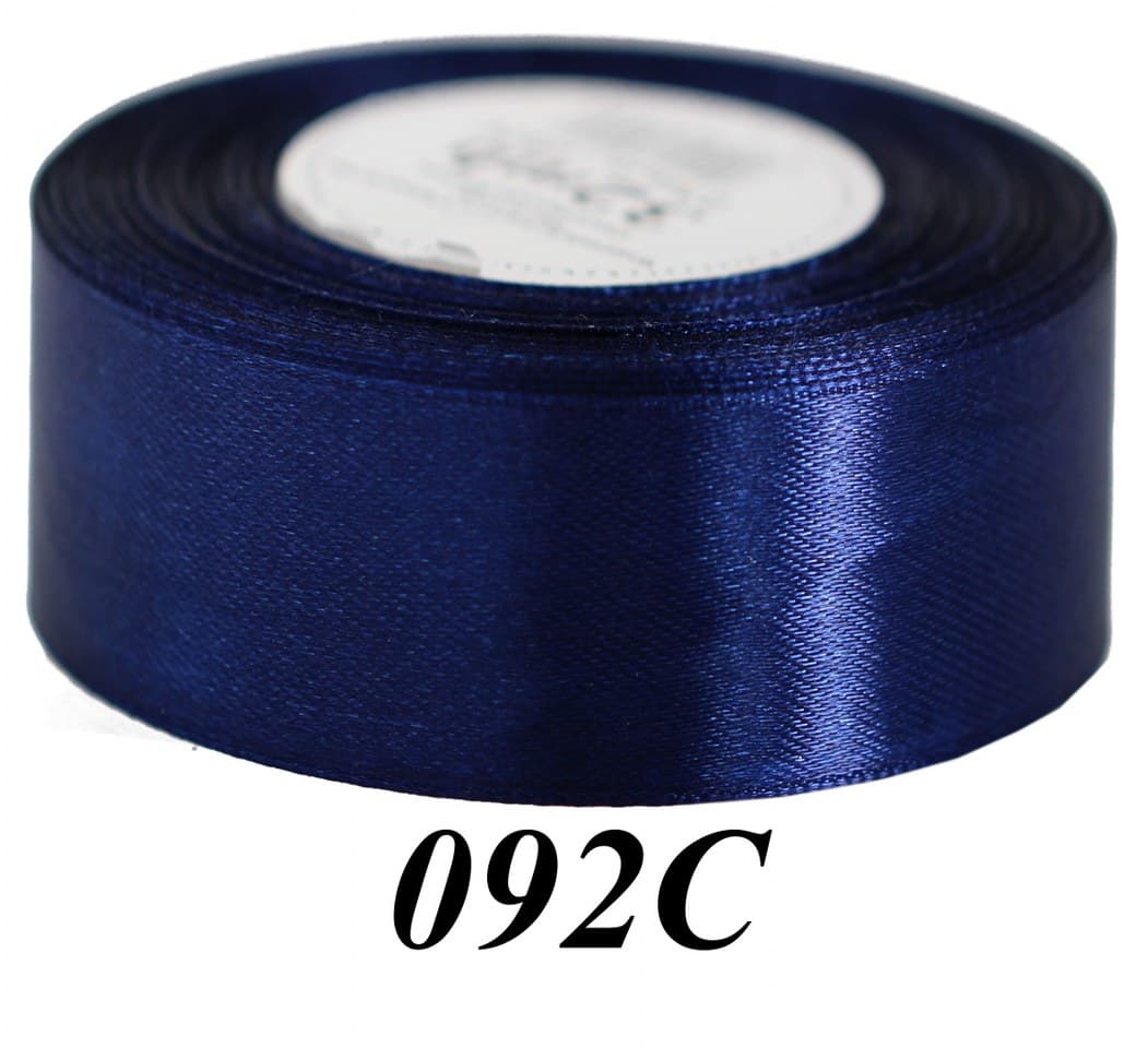 Wstążka satynowa 50mm/32mb, ciemnogranatowa