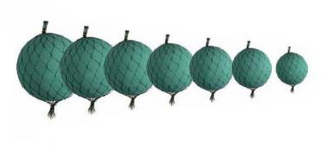 Gąbka Florystyczna kula w siatce 20cm.