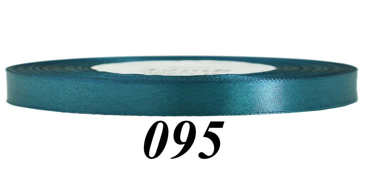 Wstążka satynowa 6mm/32mb, akwamaryna