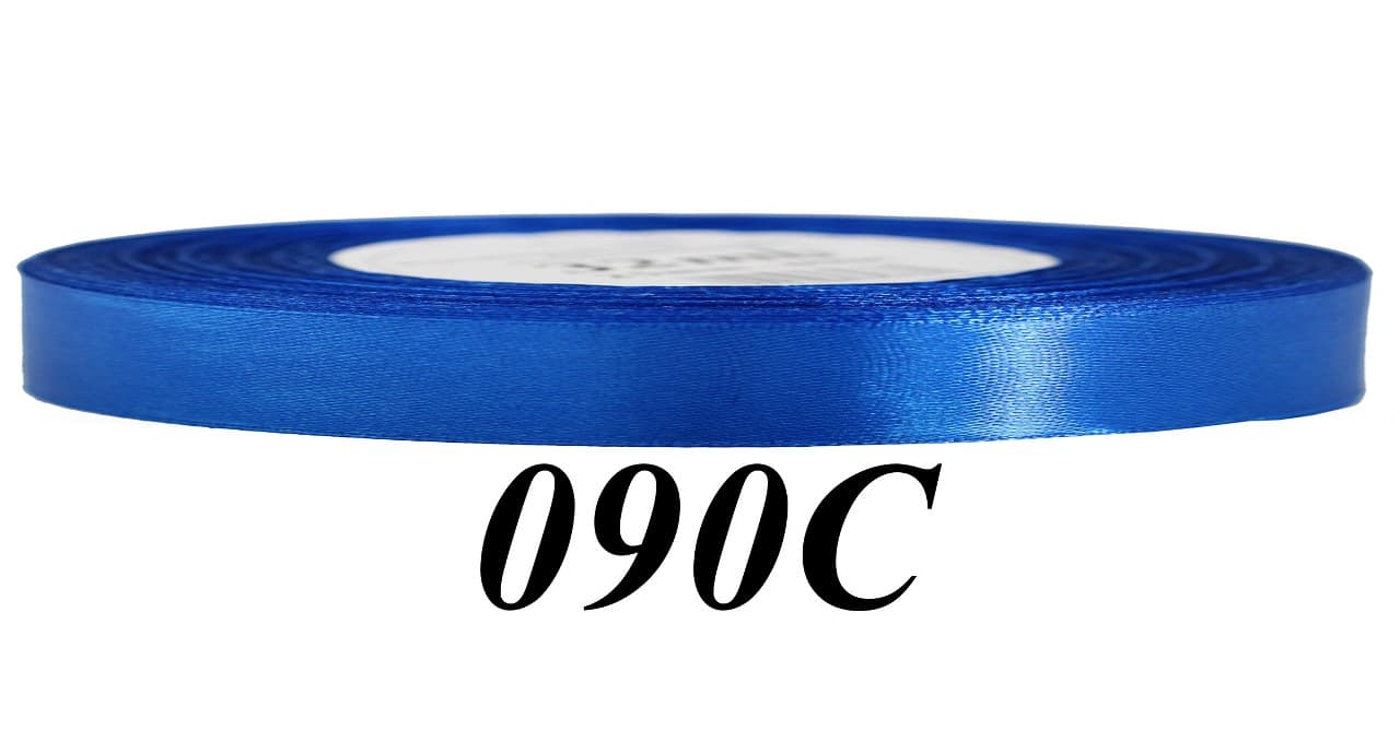 Wstążka satynowa 6mm/32mb, ciemnoniebieska