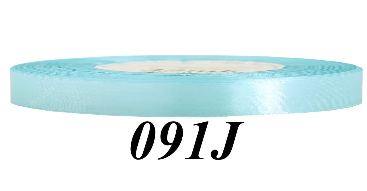 Wstążka satynowa 6mm/32mb, jasny błękit