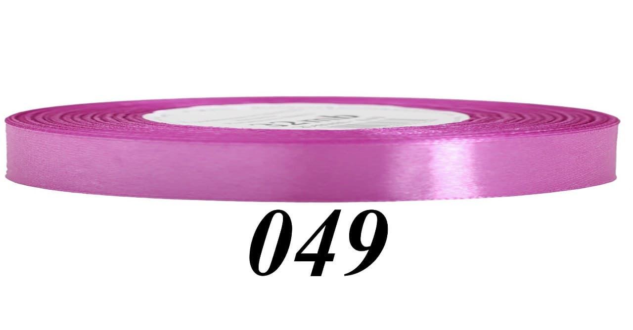 Wstążka satynowa 6mm/32mb, piwonia