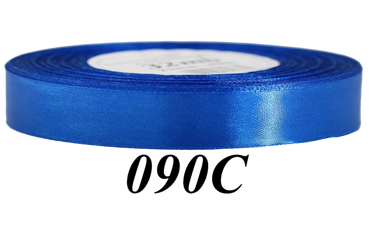 Wstążka satynowa 12mm/32mb, ciemnoniebieska