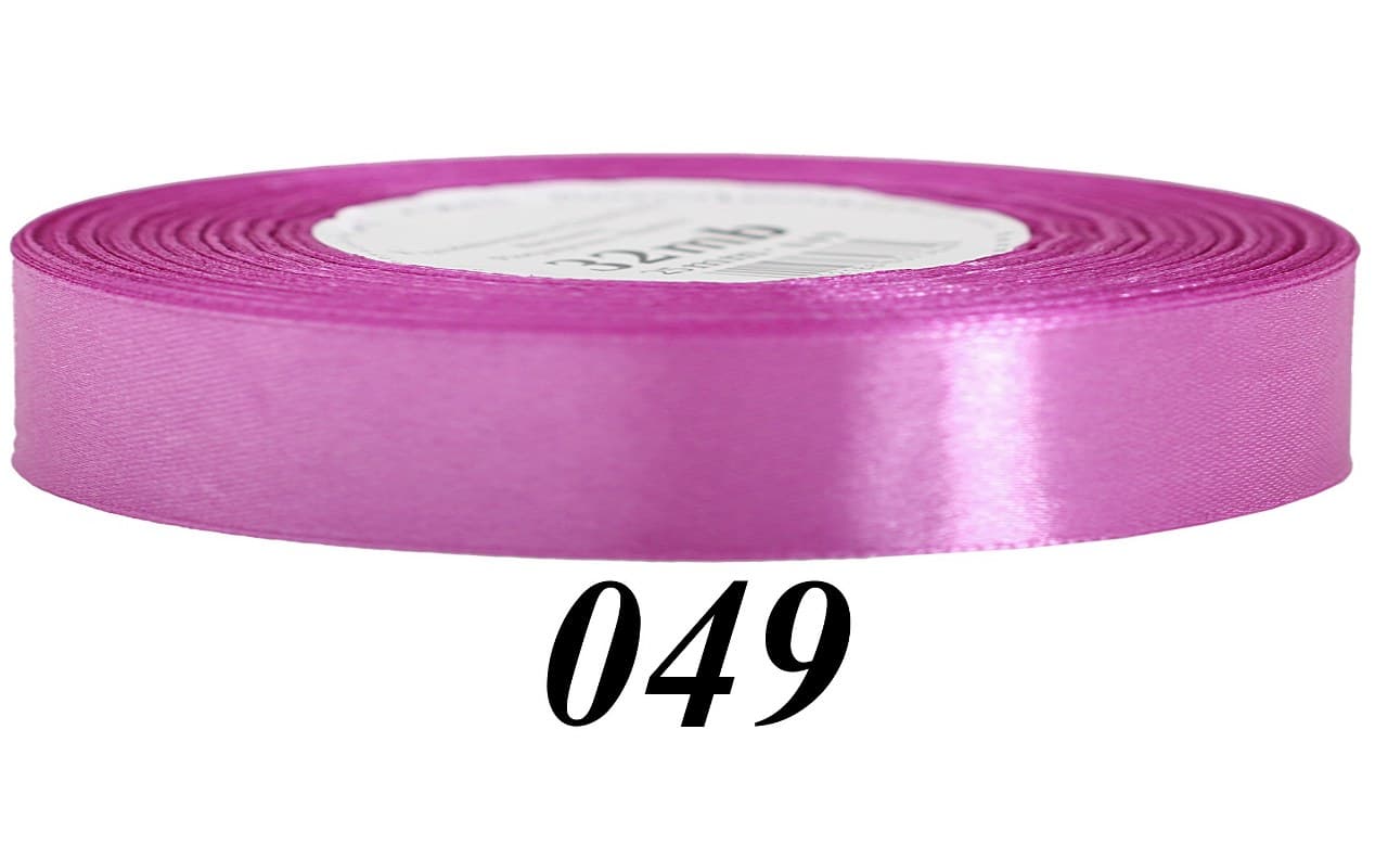 Wstążka satynowa 12mm/32mb, piwonia