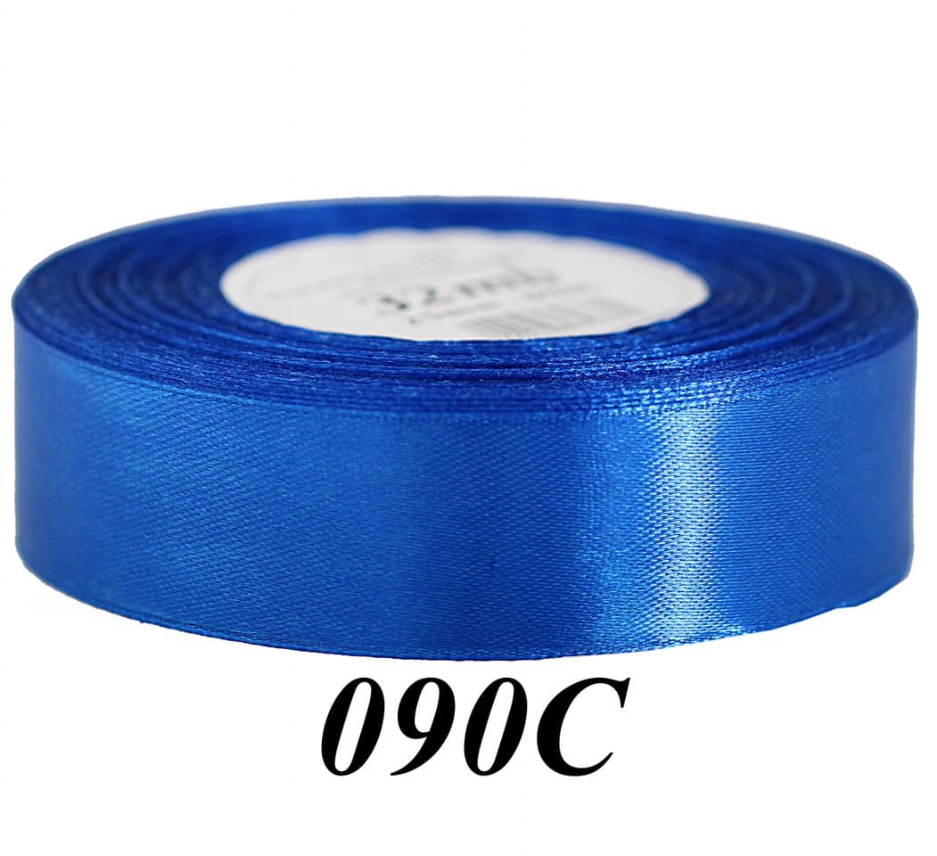 Wstążka satynowa 25mm/32mb, ciemnoniebieska