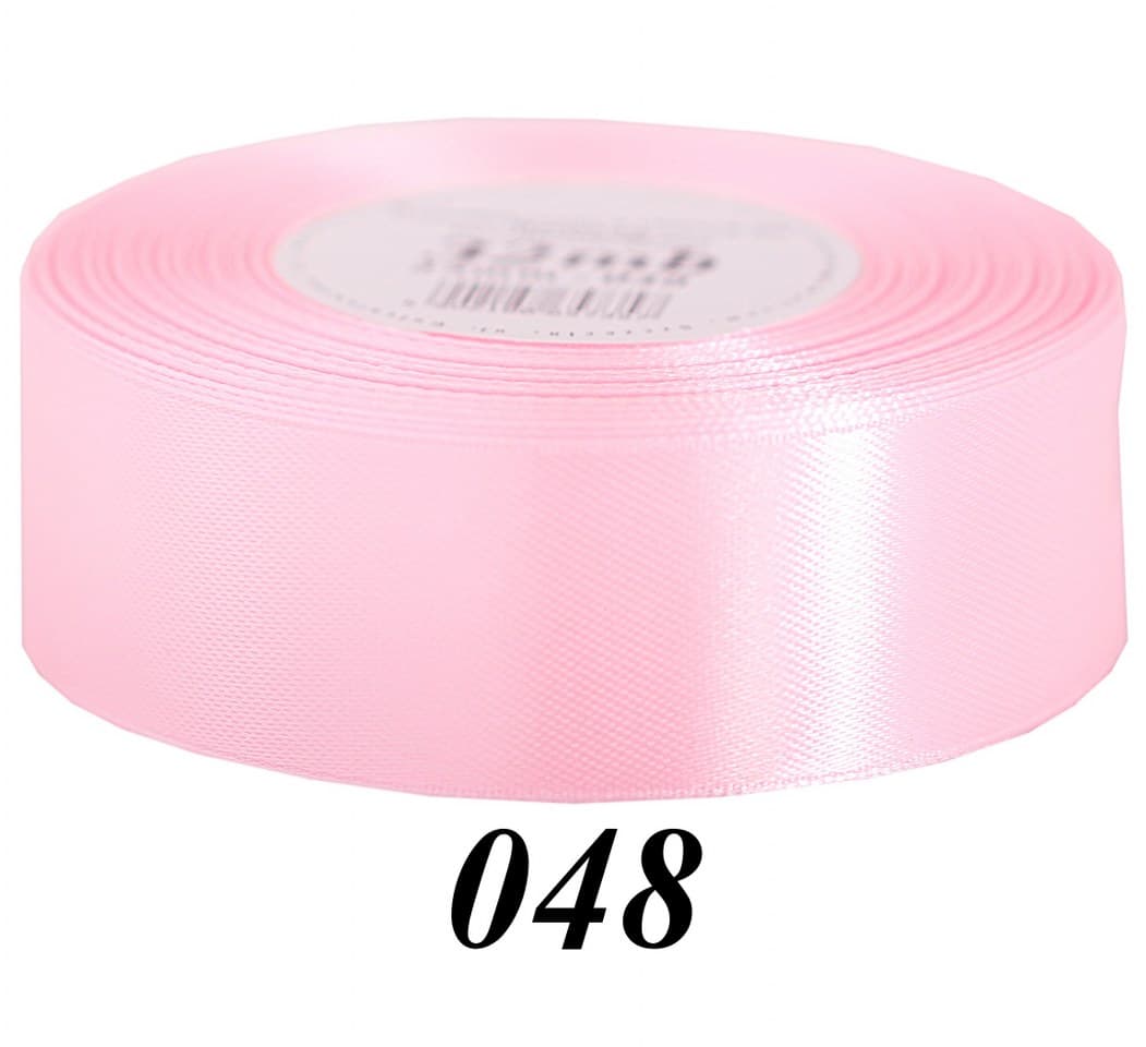 Wstążka satynowa 38mm/32mb, średni róż