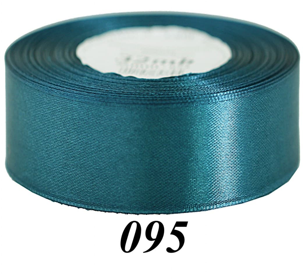 Wstążka satynowa 50mm/32mb, akwamaryna