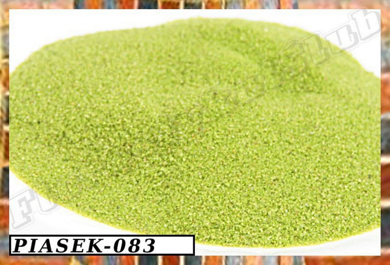 Piasek kwarcowy 0,1-0,4mm, 0,5kg, seledynowy