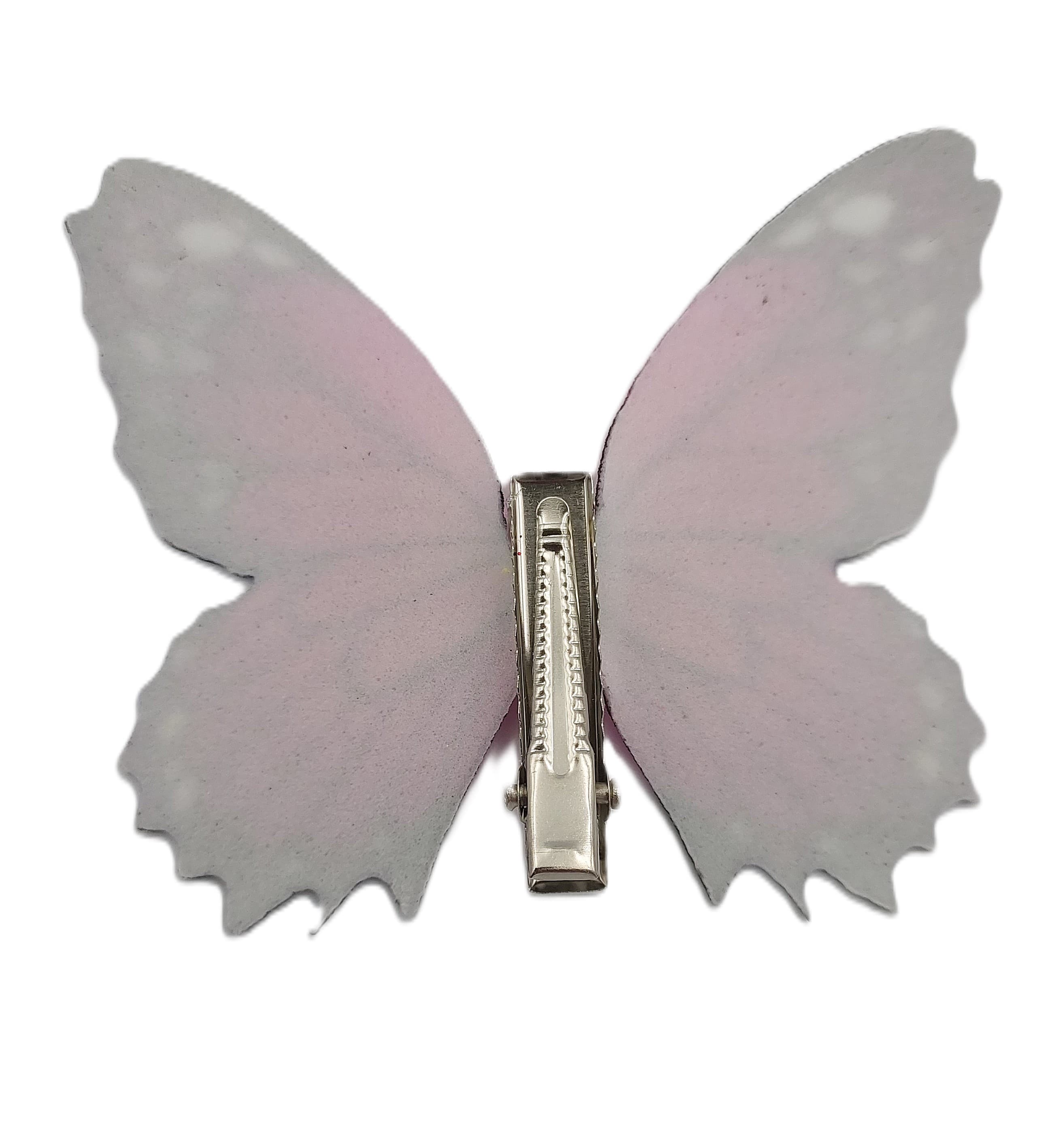 Sztuczne kolorowe motyle szer. 7cm, 12szt.