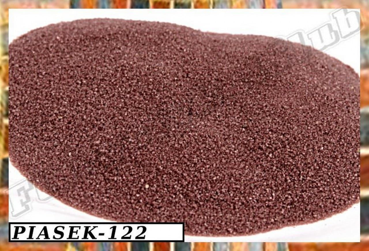 Piasek kwarcowy 0,1-0,4mm, 0,5kg, c.brązowy