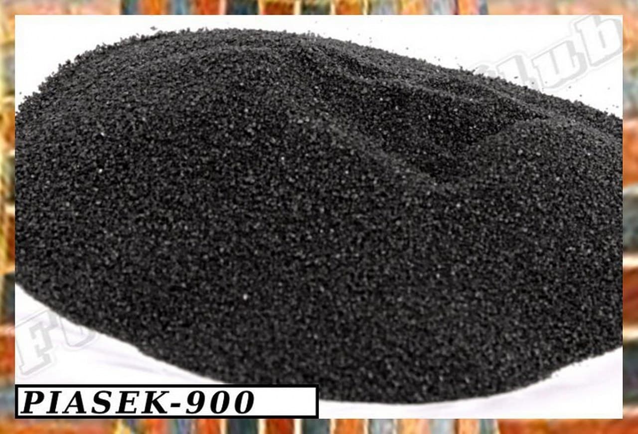 Piasek kwarcowy 0,1-0,4mm, 0,5kg, czarny