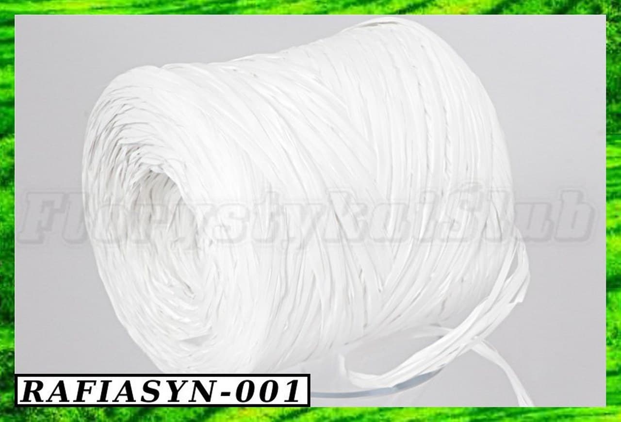 Rafia Syntetyczna 200 metrów biała