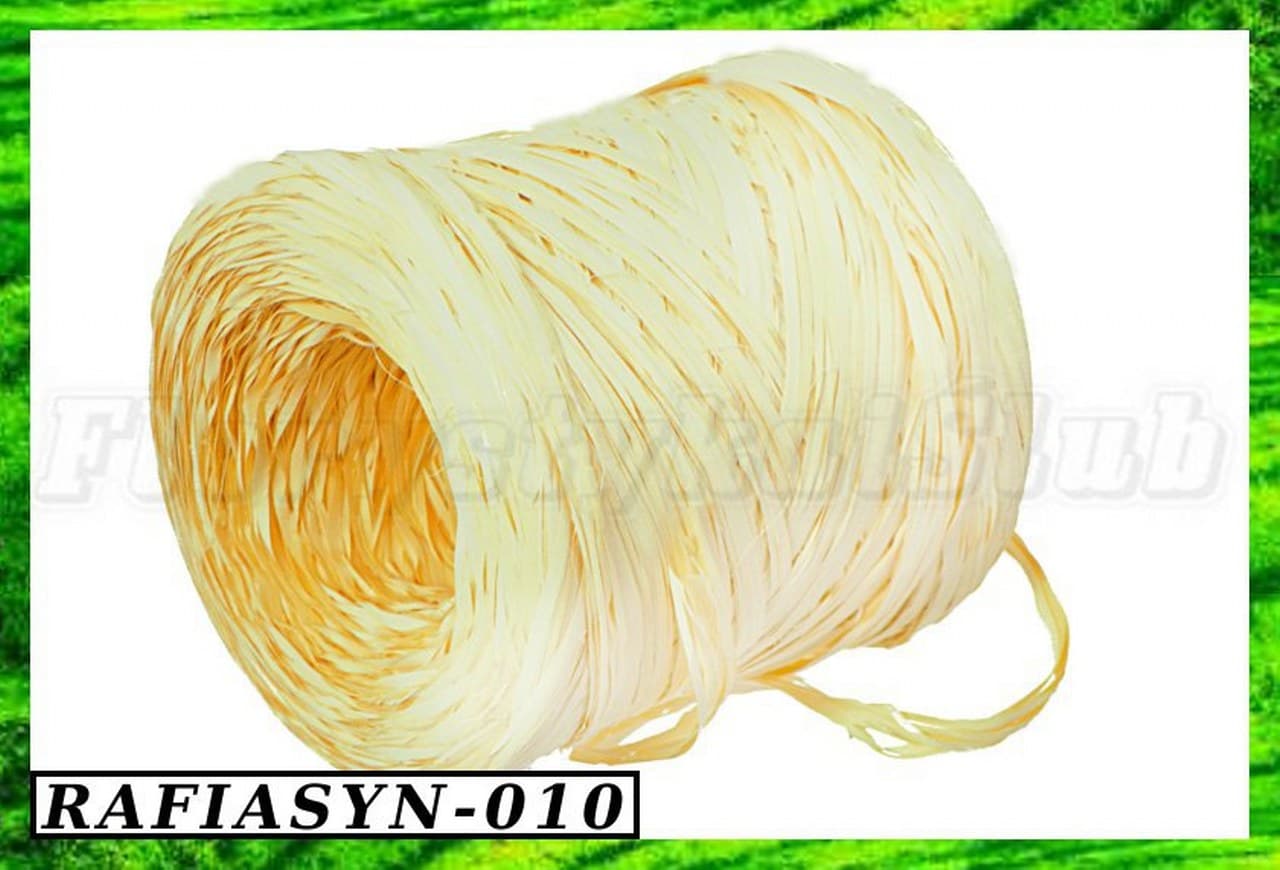 Rafia Syntetyczna 200 metrów kremowa