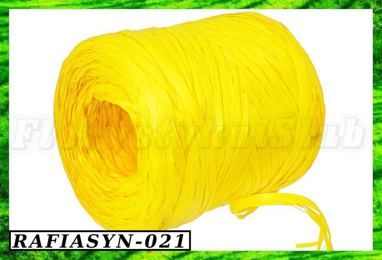 Rafia Syntetyczna 200 metrów cytryna