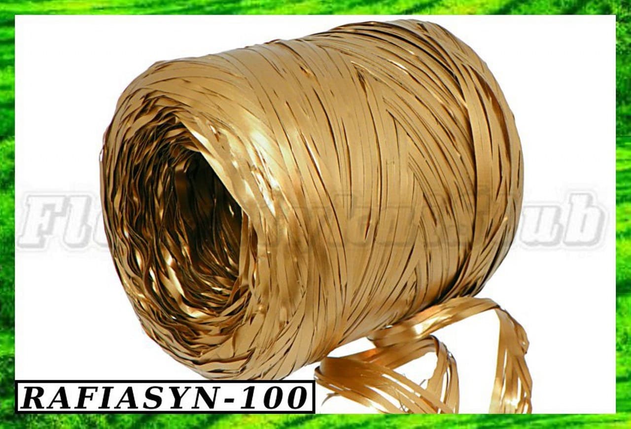 Rafia Syntetyczna 200 metrów złota