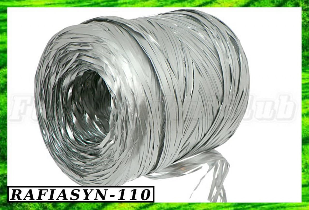 Rafia Syntetyczna 200 metrów srebrna